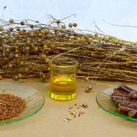 Siemię lniane i goździki