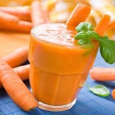 Koktajle i soki marchewkowe