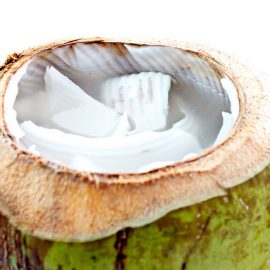 Olej kokosowy i sok z cytryny