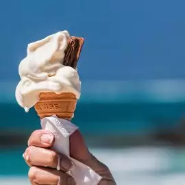 Lody na chore gardło